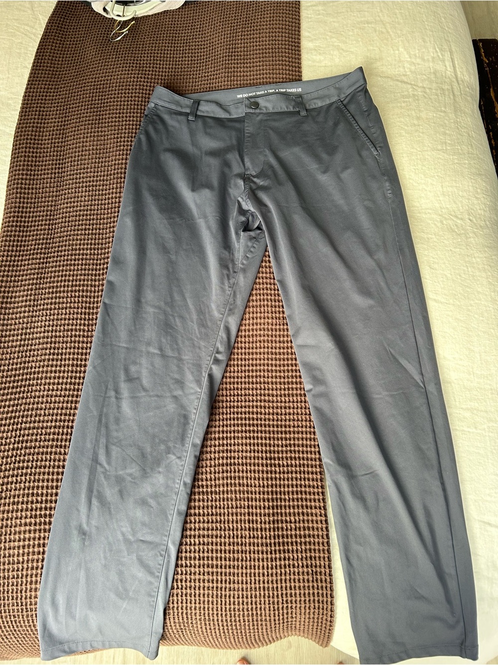 RHONE Men's Charcoal Gray Performance Pants